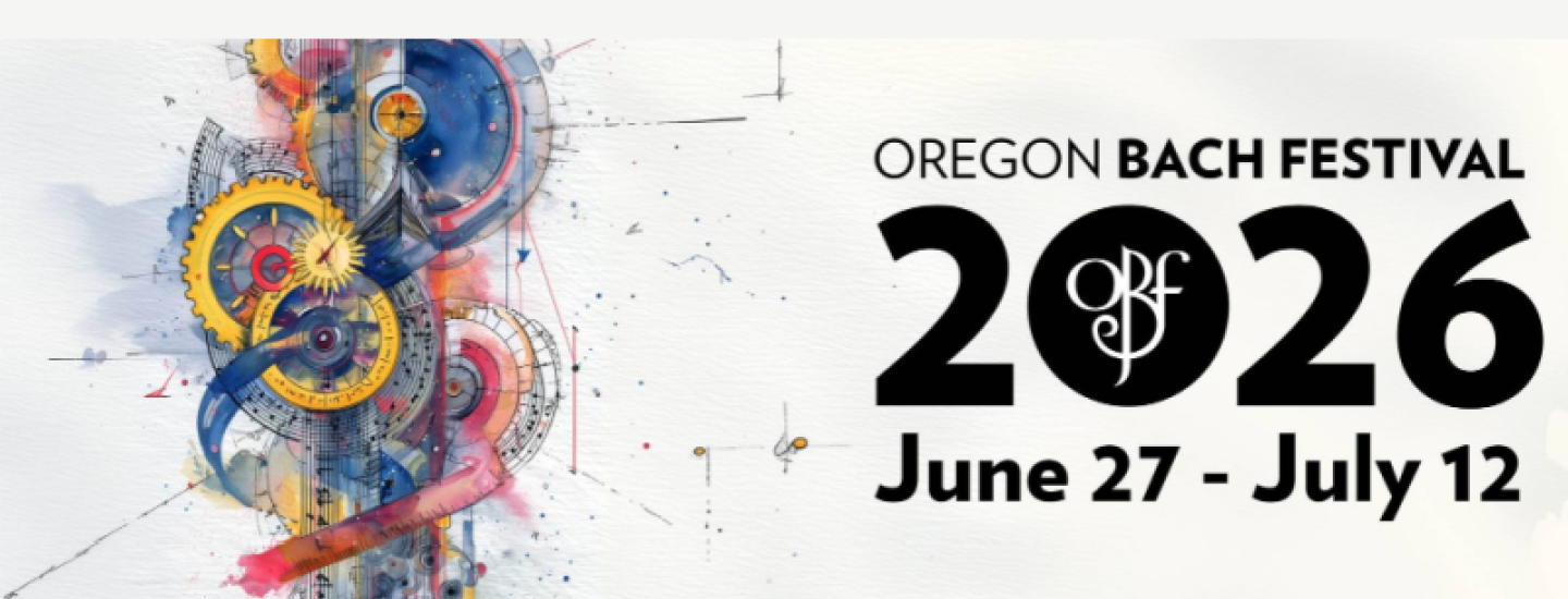 Logo for the 2026 Oregon Bach Festival
