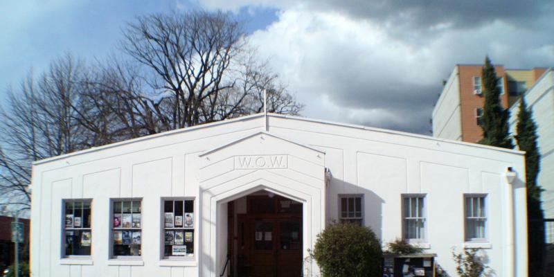 picture of white building that is the WOW Hall